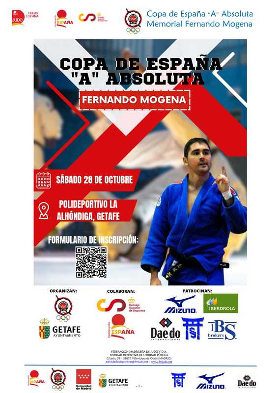 2 Medallas en la Copa España Absoluta Madrid. 28-10-23